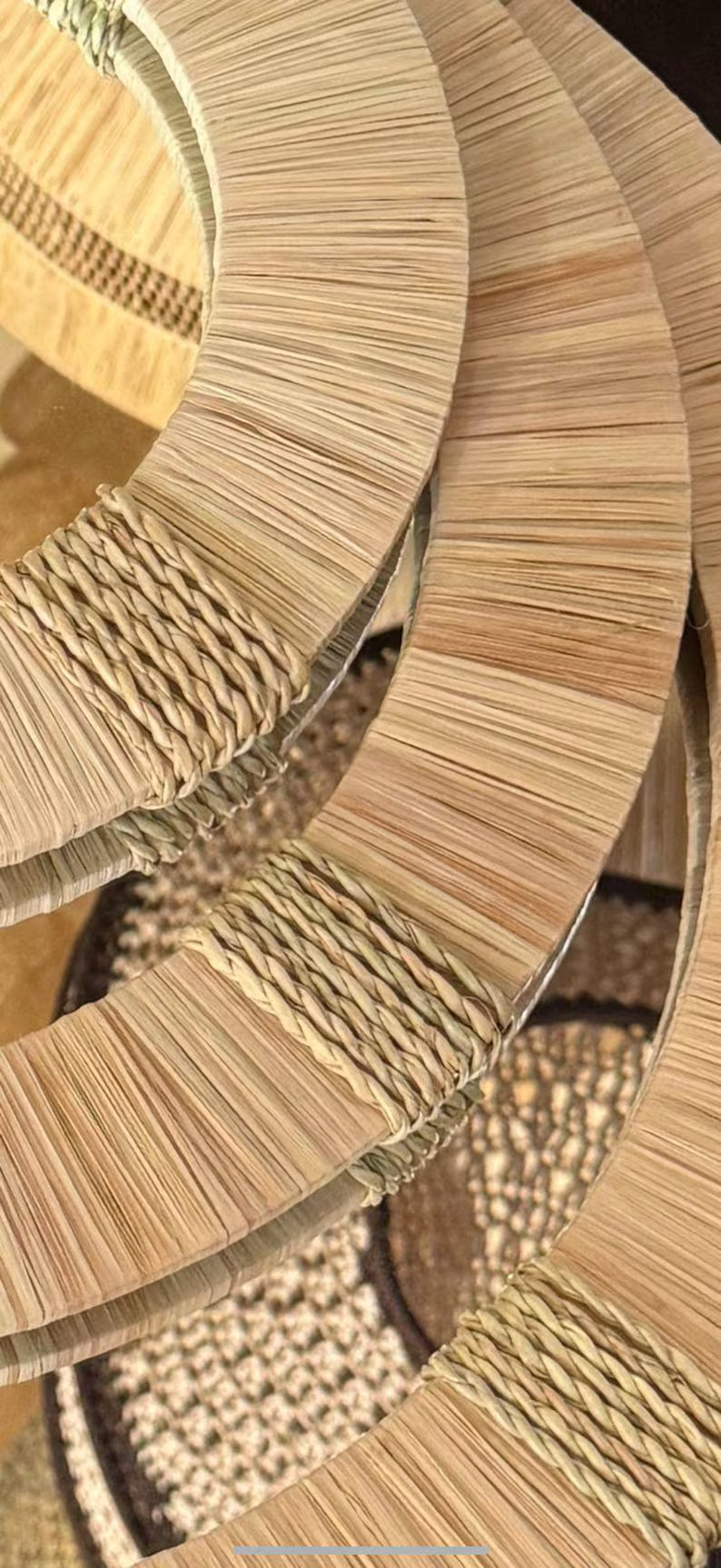 Atlas Woven Mirror Trio