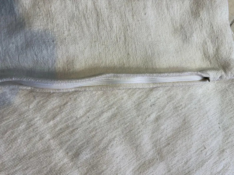 Hand-embroidered Moroccan cushion