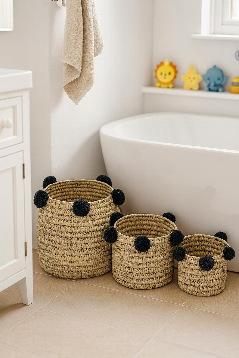 Atlas Palm Basket Trio